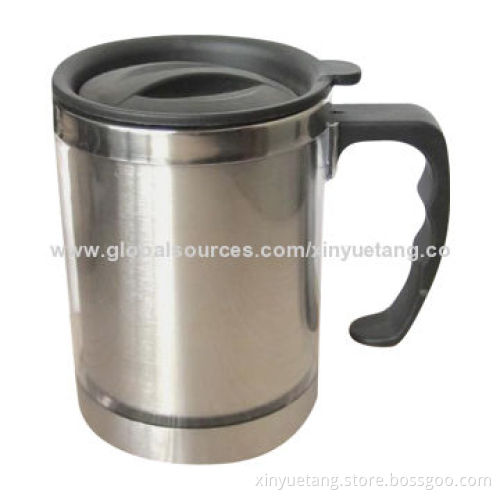 450mL Double Wall Plastic Mug, Good Quality with Popular DesignNew